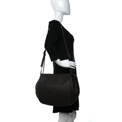 Bottega Veneta Nappa Intrecciato Messenger Bag Black 2 of 10