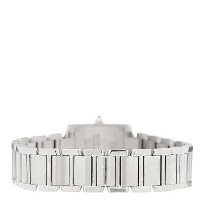 Cartier Stainless Steel 20mm Tank Francaise Quartz Watch 3 of 5