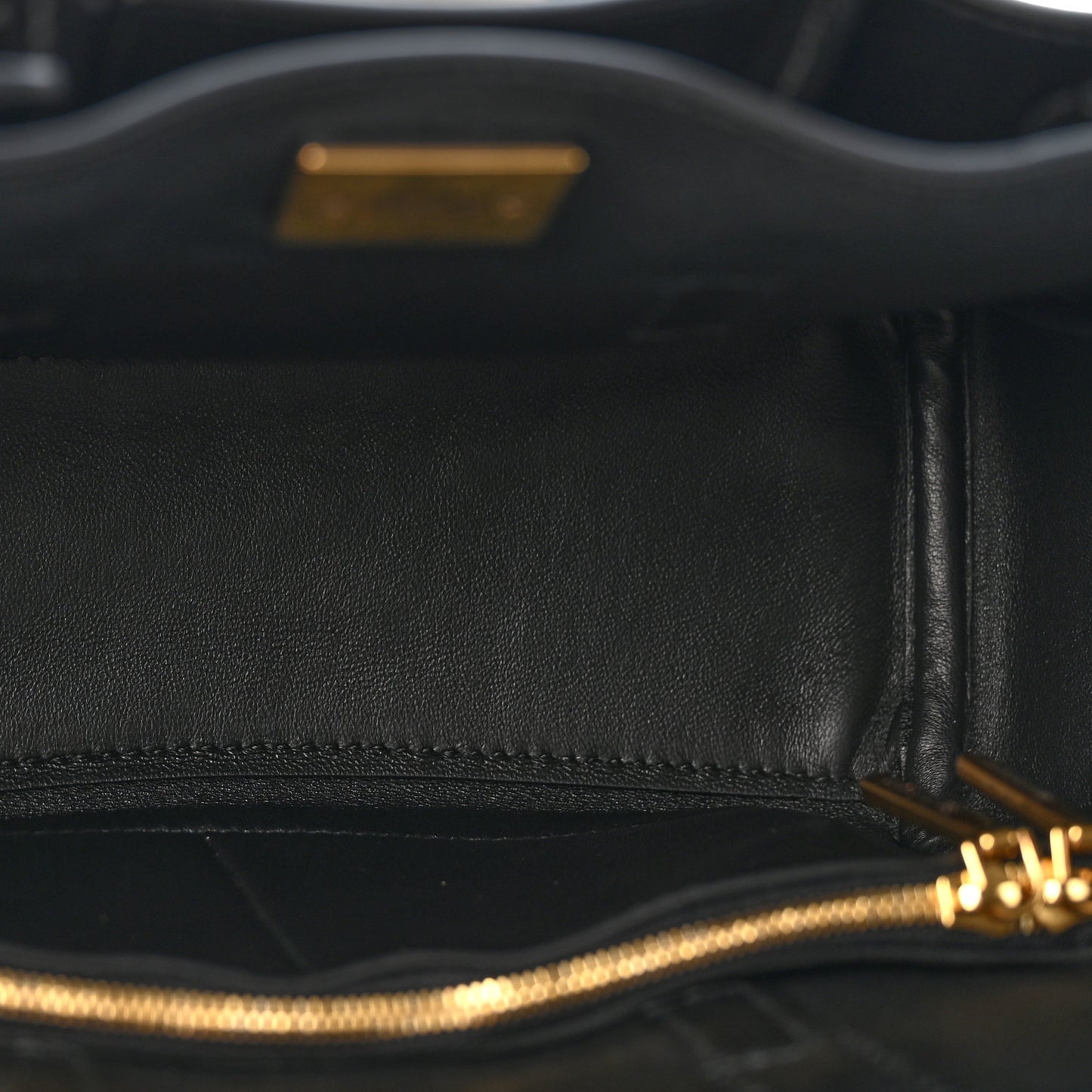 Smooth Calfskin Mini Bel Air Carry All Bag Black