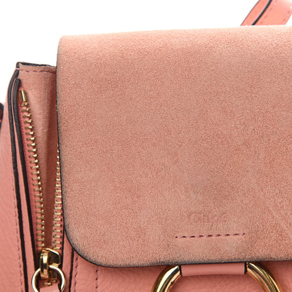Chloe Suede Calfskin Mini Faye Backpack Ideal Blush 7 of 18
