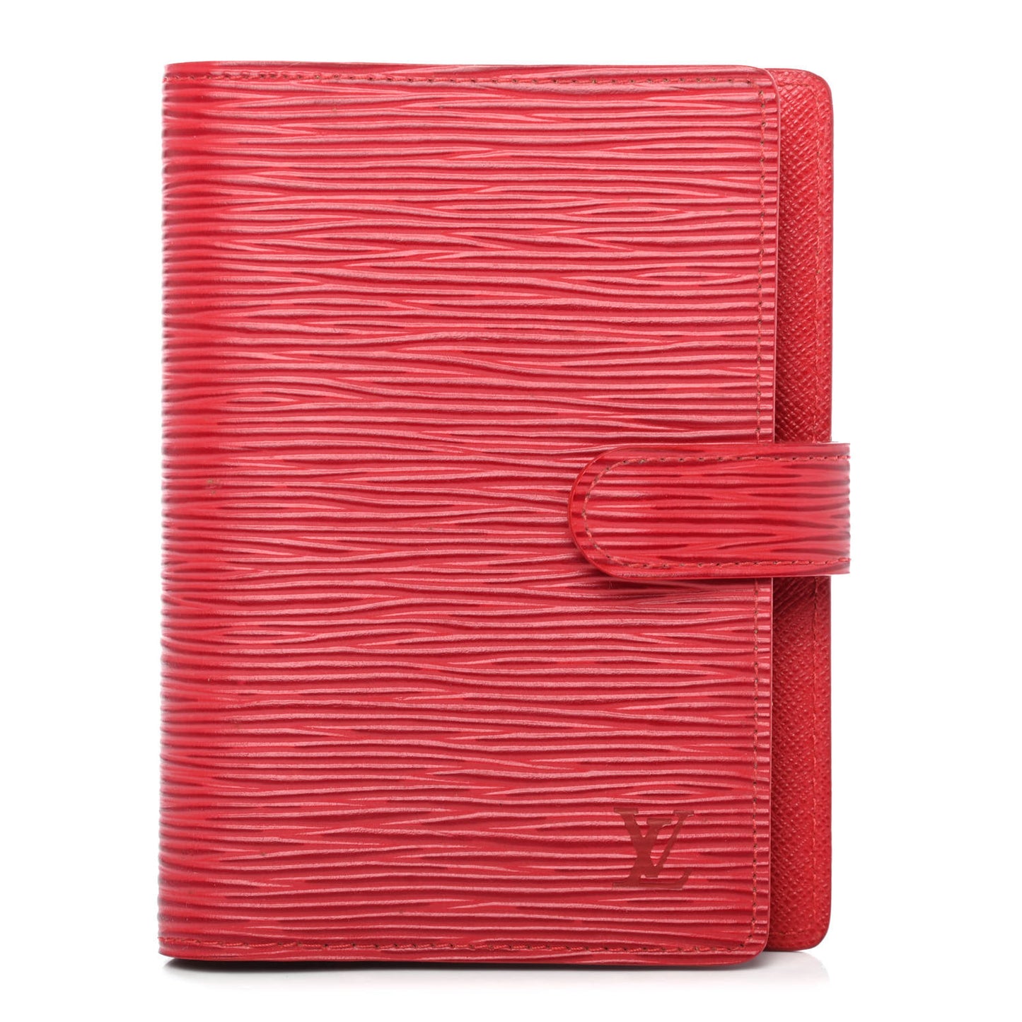 Epi Small Ring Agenda Cover Castillan Red
