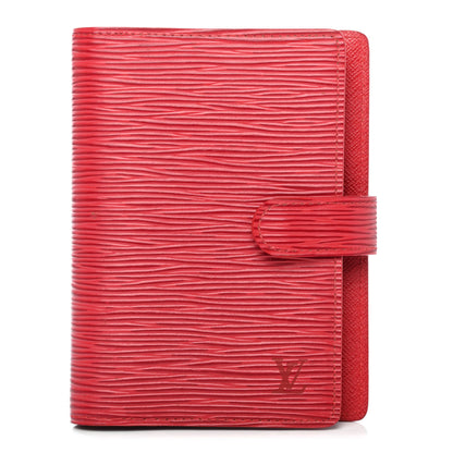 Louis Vuitton Epi Small Ring Agenda Cover Castillan Red 1 of 4