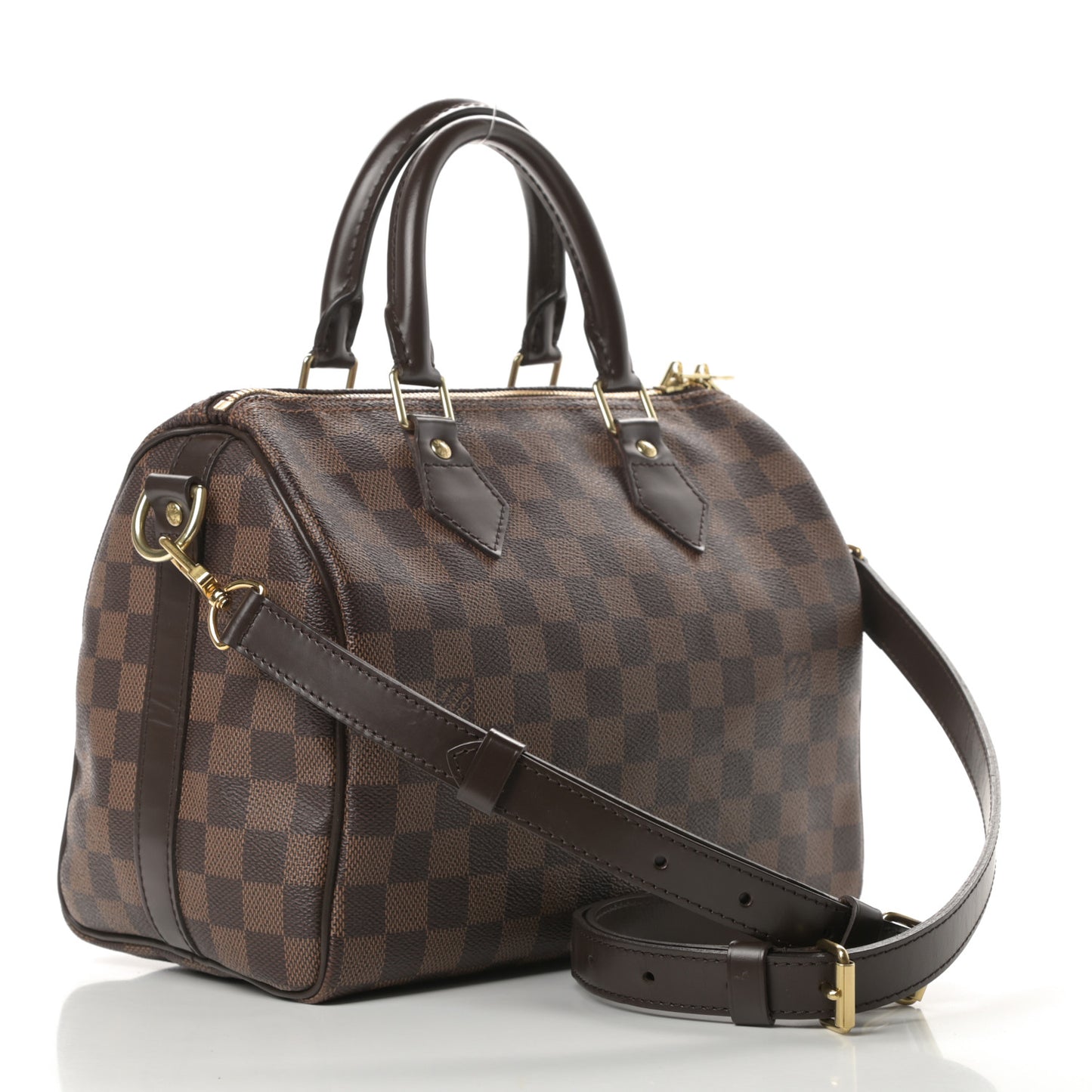 Damier Ebene Speedy Bandouliere 25