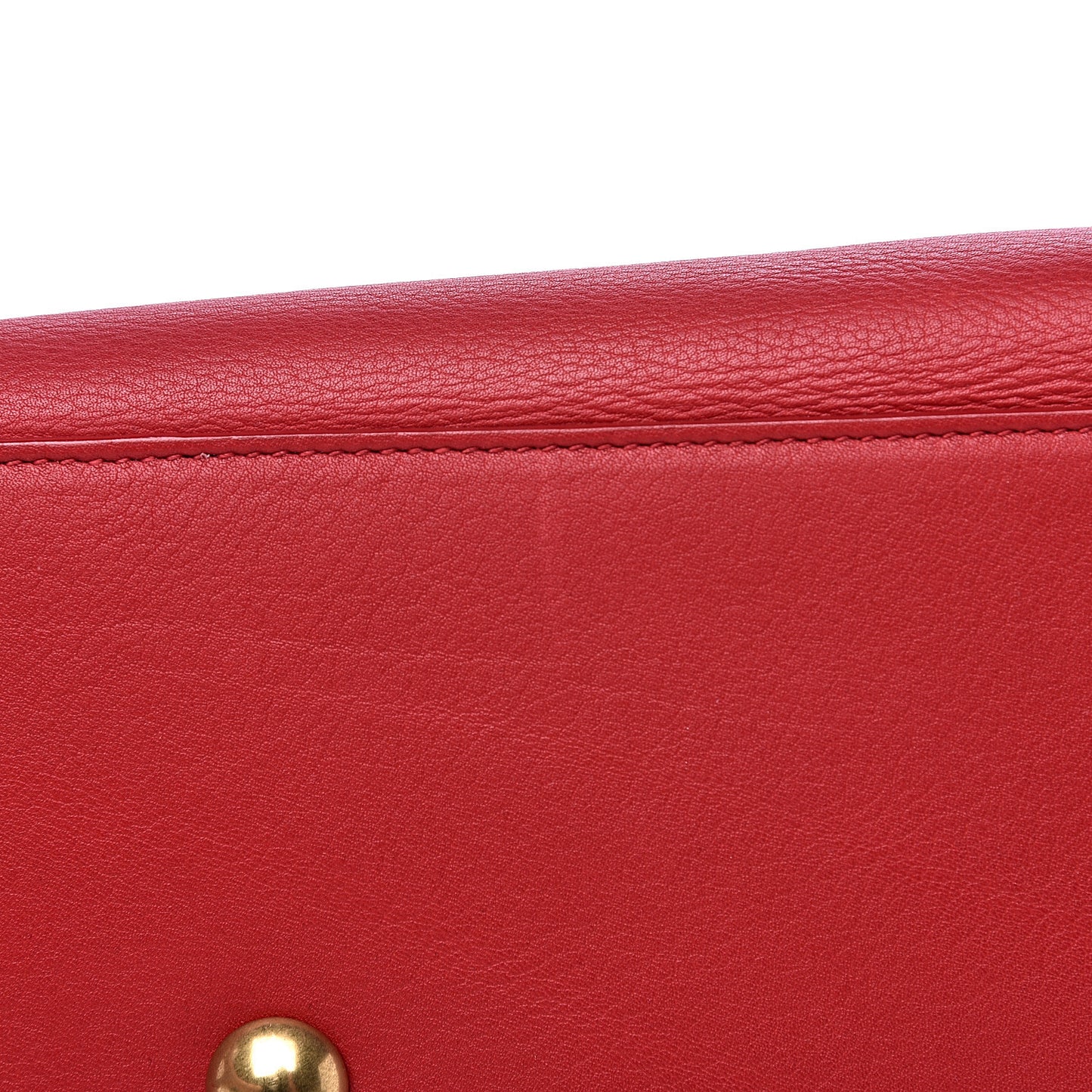 Calfskin Medium Classic Y Cabas Red