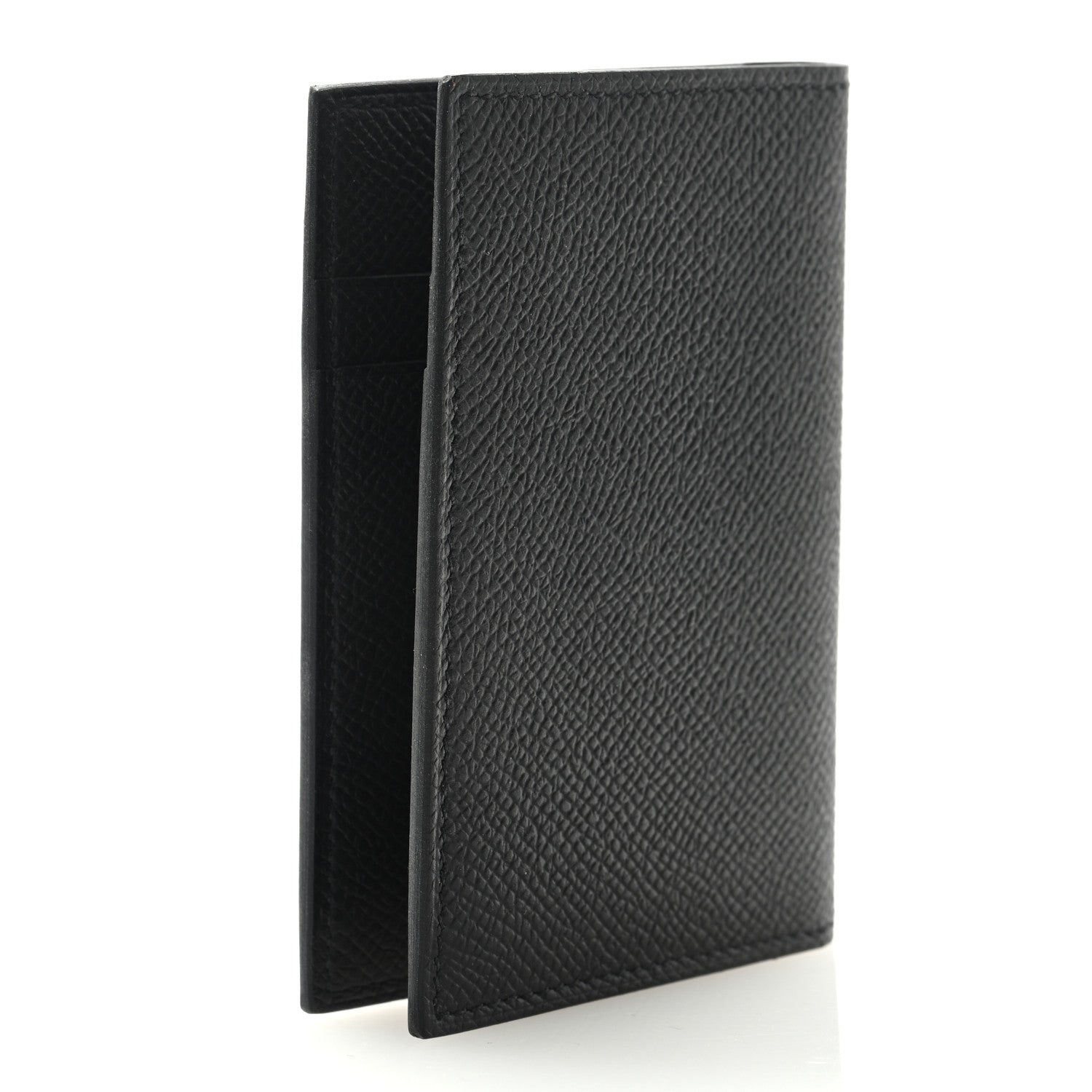 Hermes Epsom MC2 Euclide Card Holder Case Black 3 of 6