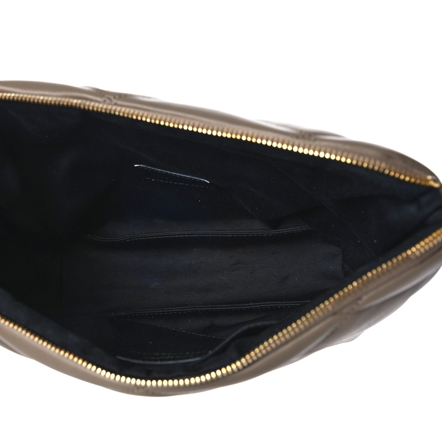 Saint Laurent Lambskin Monogram Medium Sade Puffer Taupe 5 of 10