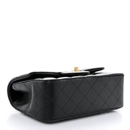 Chanel Lambskin Quilted Metal Mini Top Handle Rectangular Flap Black 4 of 11
