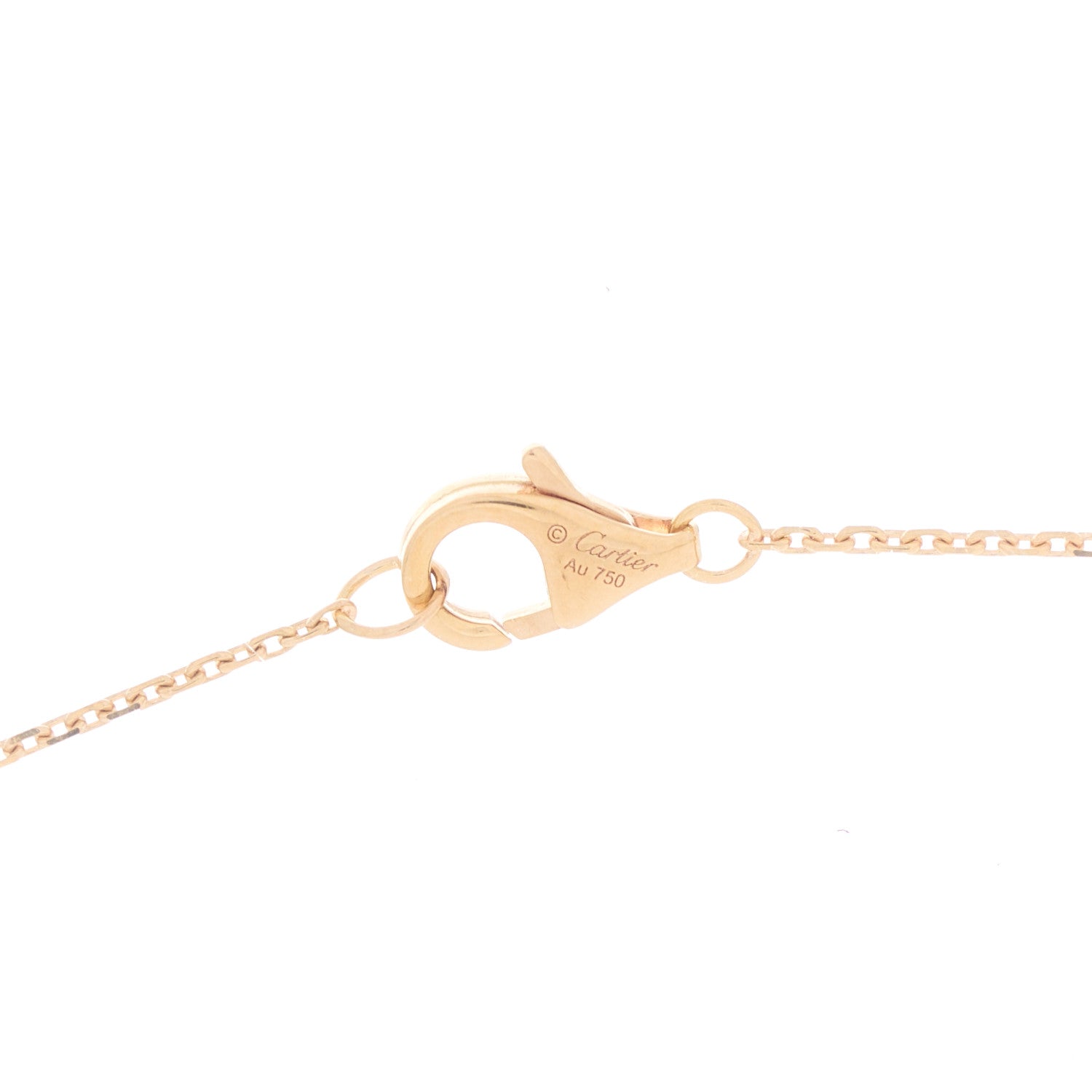 Cartier 18K Pink Gold Tsavorite Black Lacquer Panthère De Cartier Pendant Necklace 4 of 6