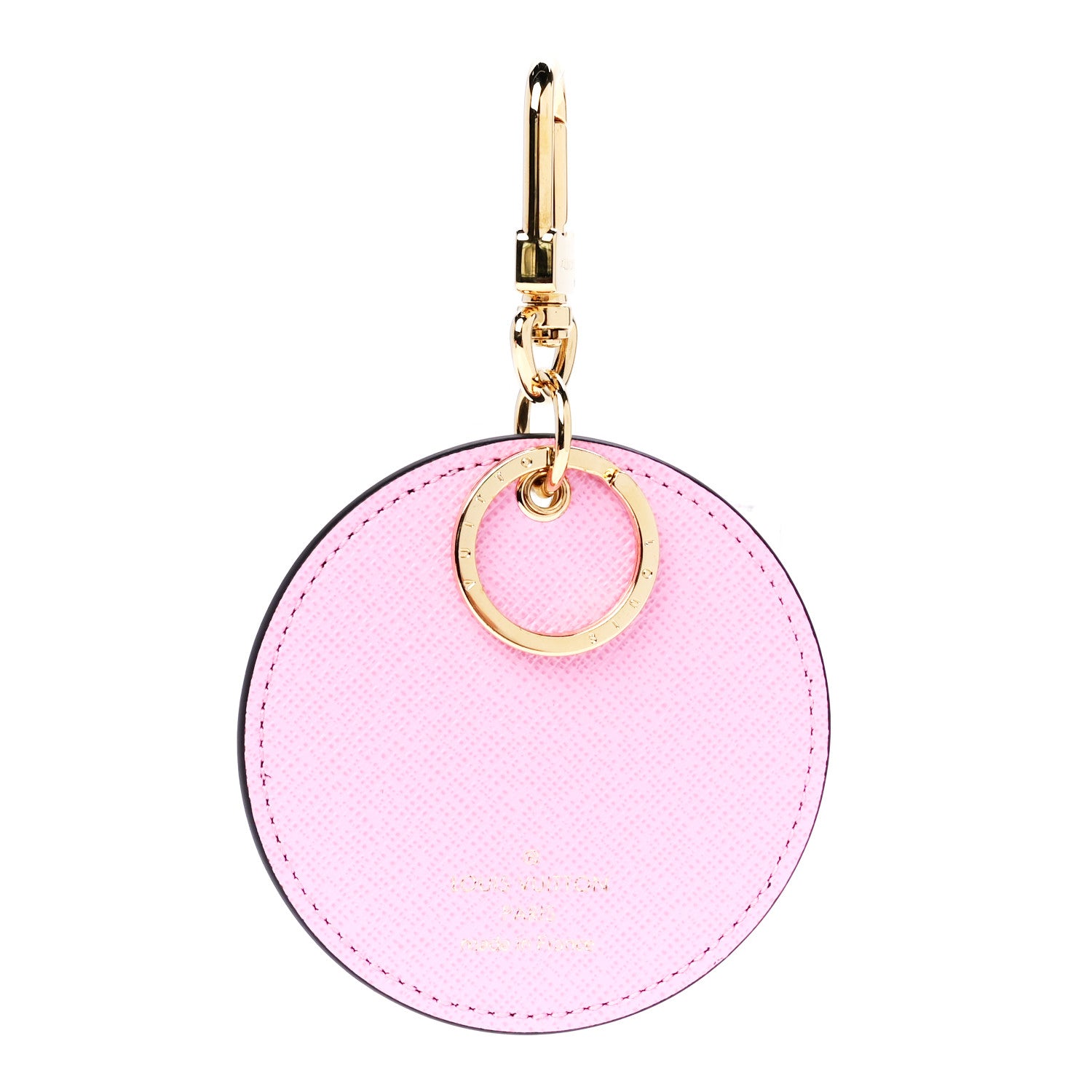 Louis Vuitton Monogram 2022 Christmas Animation Paris Bag Charm Key Ring Pink 3 of 10