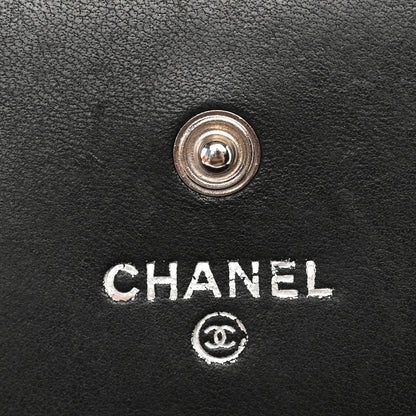 Chanel Lambskin Quilted Large Flap Wallet Black 4 of 10