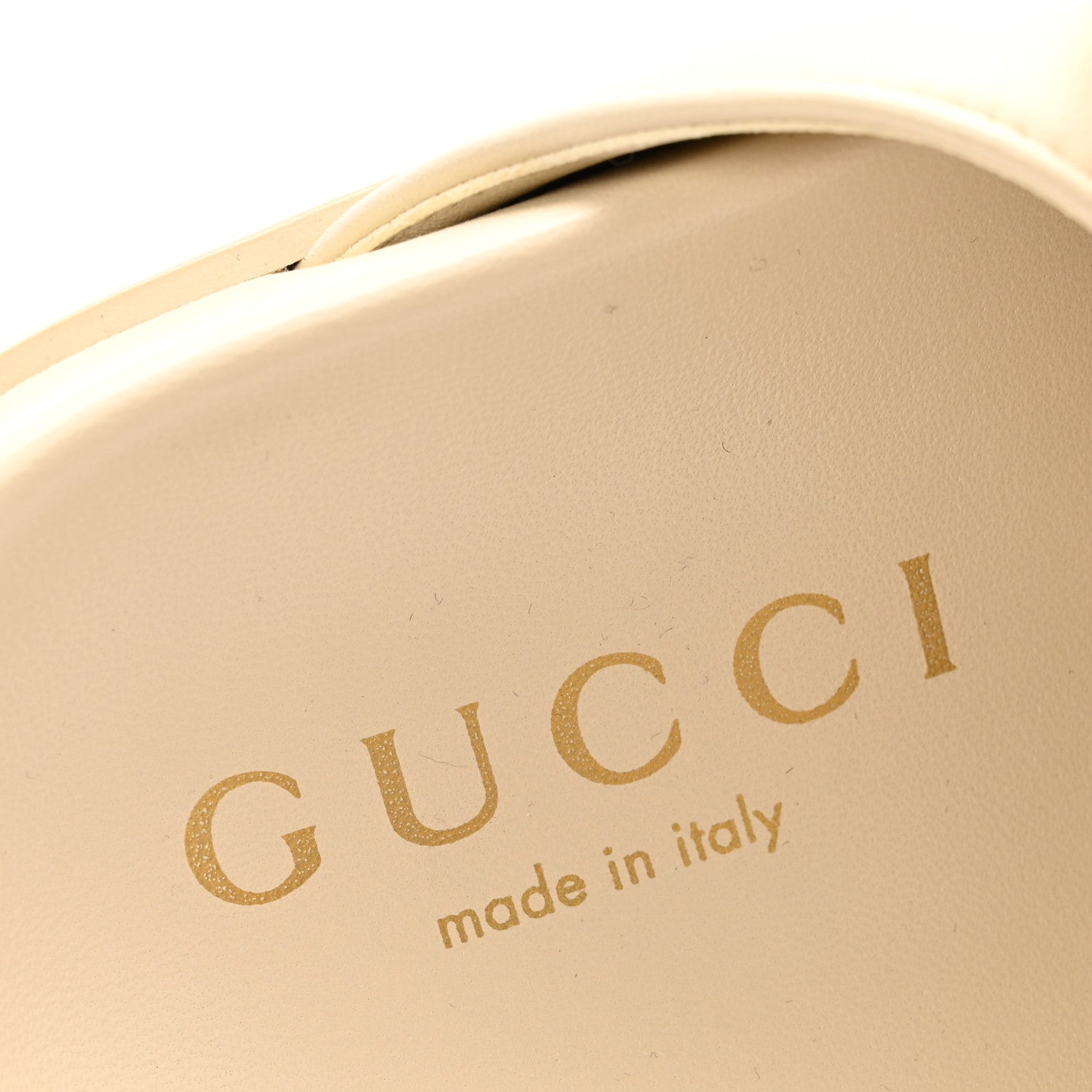 Gucci Calfskin Double G Crystal Womens Isla Dad Sandals 39 Ivory 7 of 9