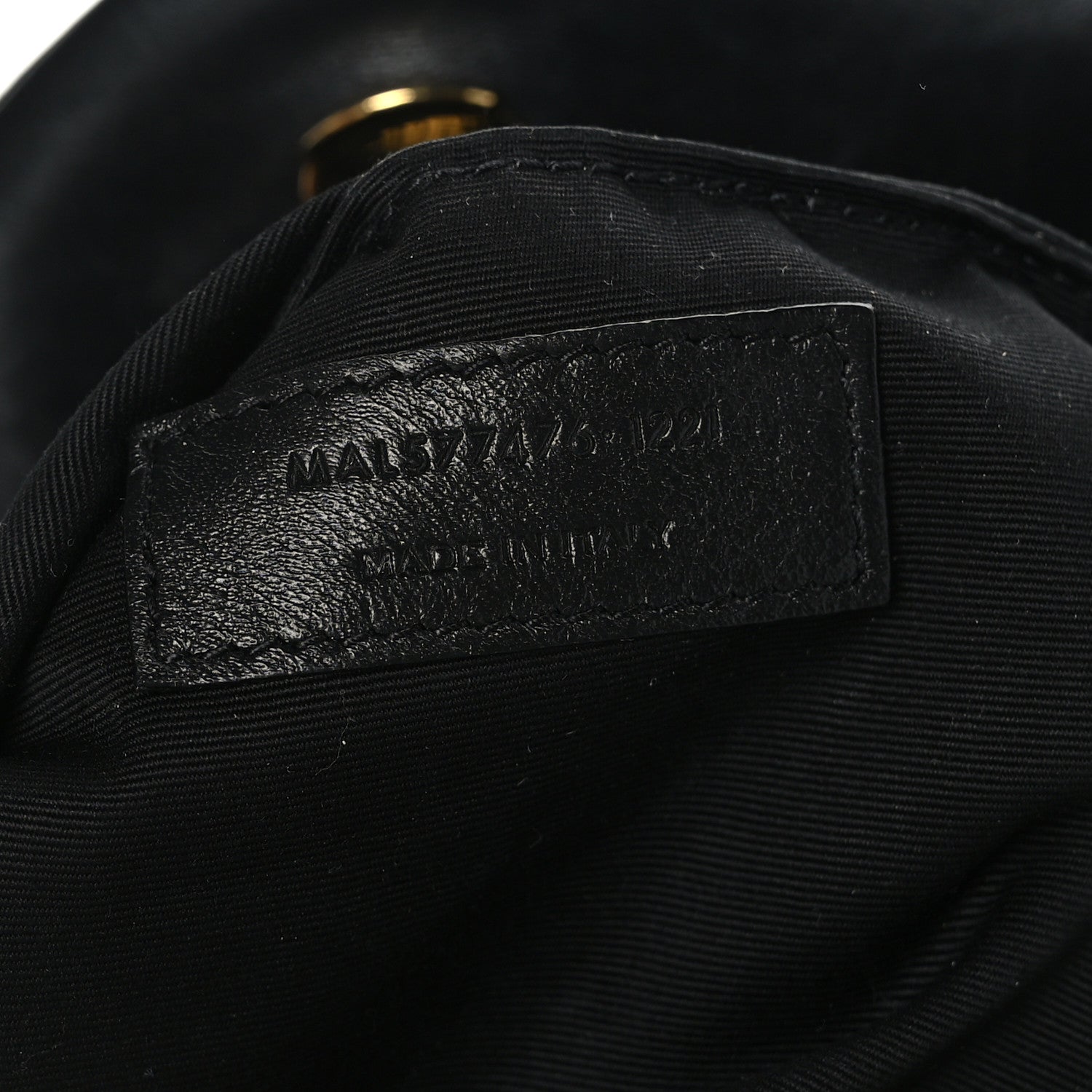 Saint Laurent Lambskin Quilted Small Loulou Puffer Monogram Chain Satchel Black 7 of 9