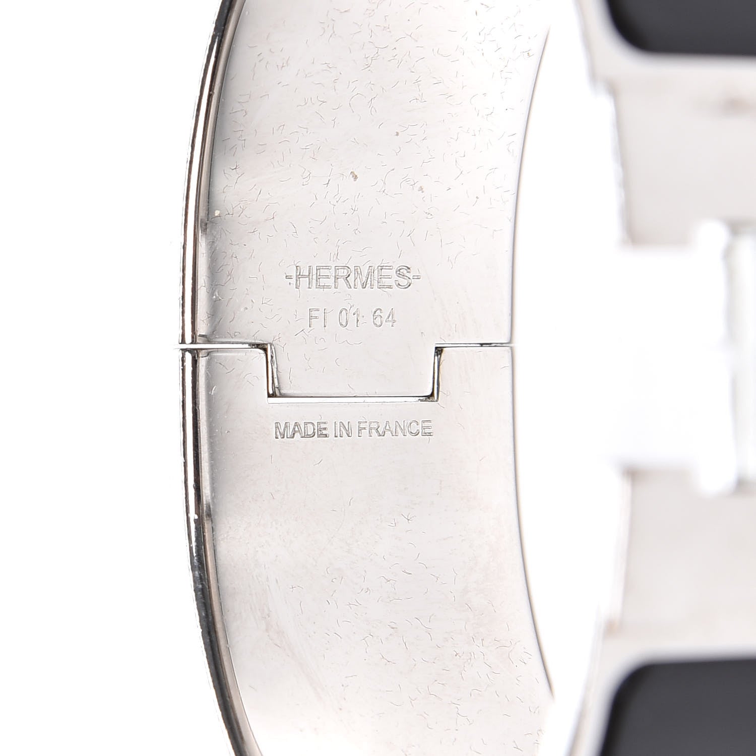 Hermes Enamel Wide Clic Clac H Bracelet PM Black 3 of 4