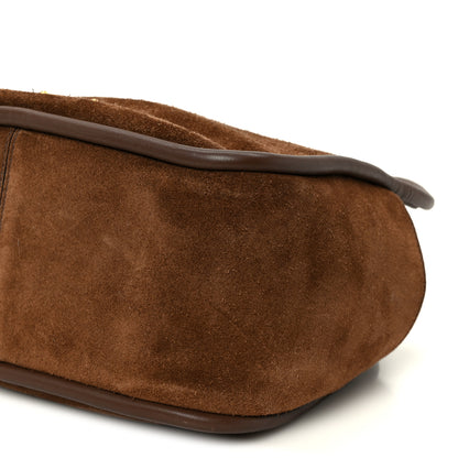 Prada Camoscio Darling Shoulder Bag Cocoa Brown 10 of 10