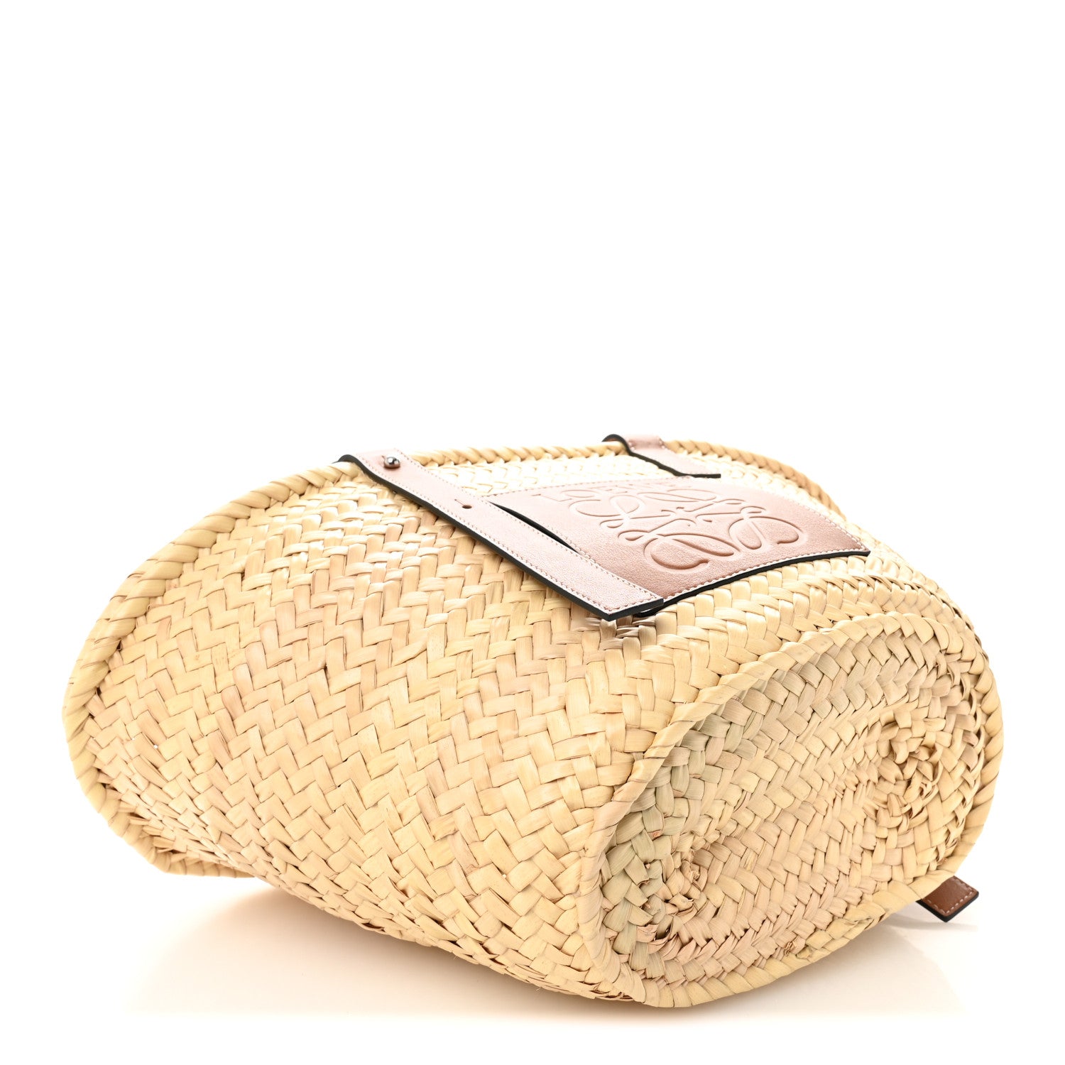 Loewe Raffia Small Basket Tote Bag Natural Tan 4 of 9