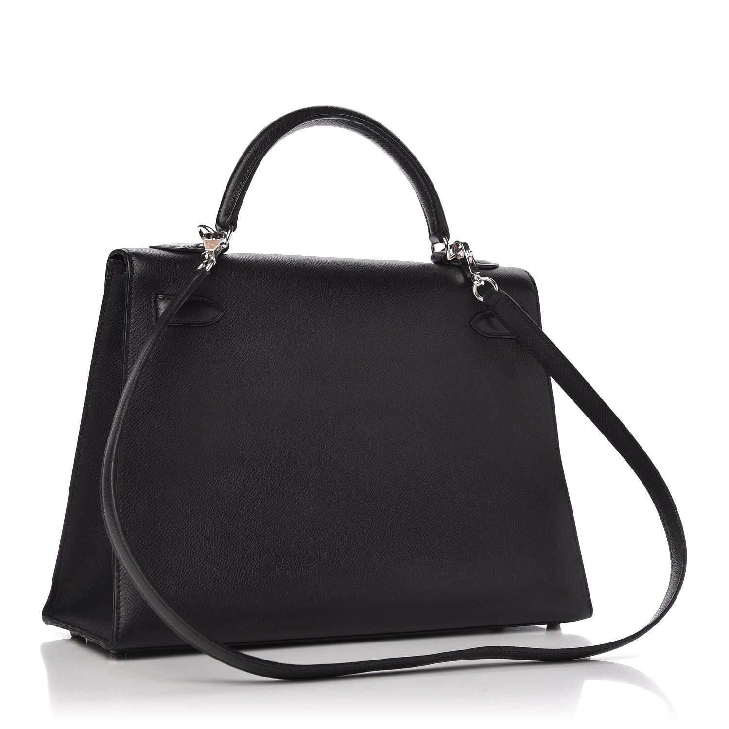 Hermes Epsom Kelly Sellier 32 Black 3 of 10