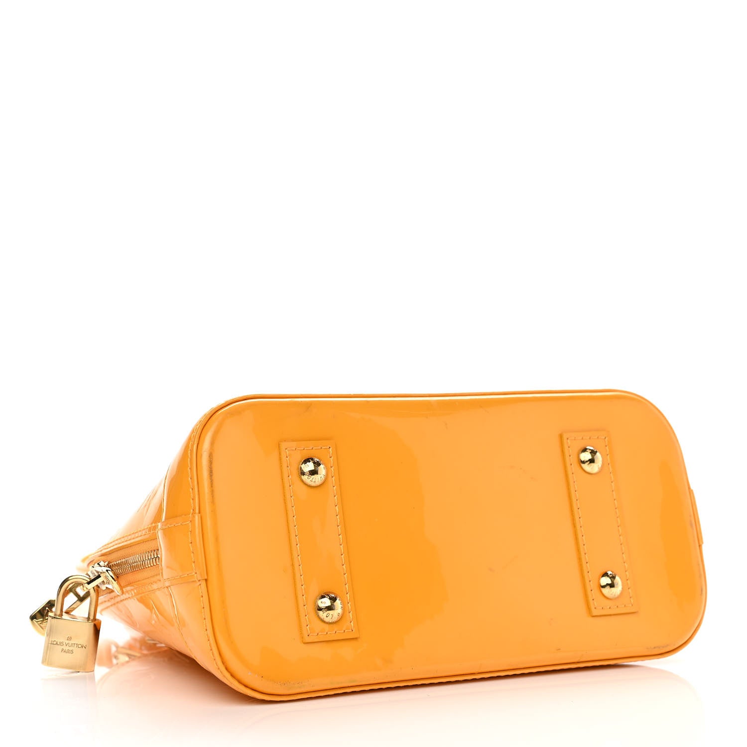 Louis Vuitton Vernis Alma BB Jaune Passion 4 of 12