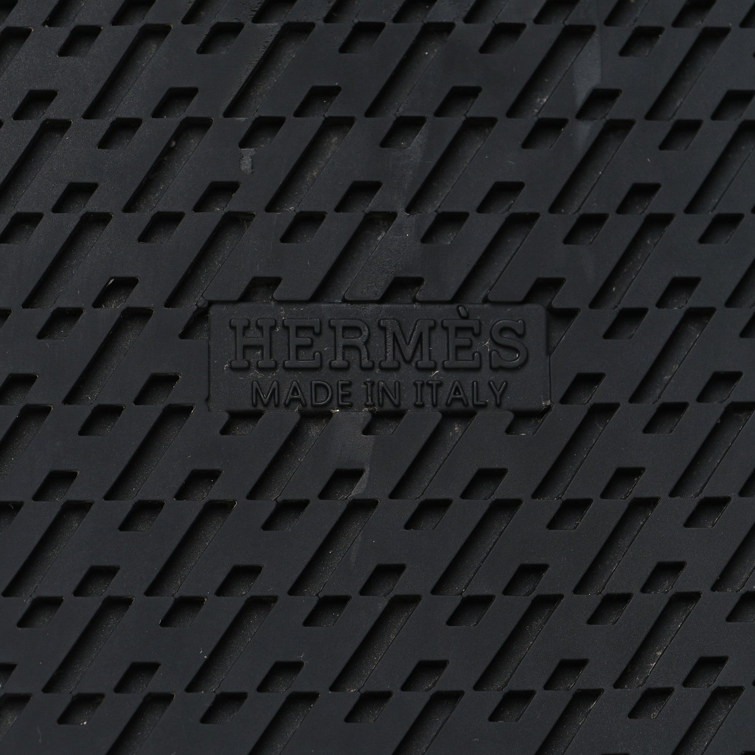 Hermes Calfskin Mens Chypre Sandals 42.5 Black 7 of 8