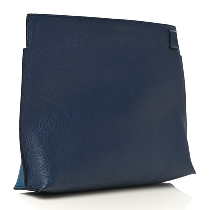 Loewe Calfskin T Pouch Blue 3 of 11