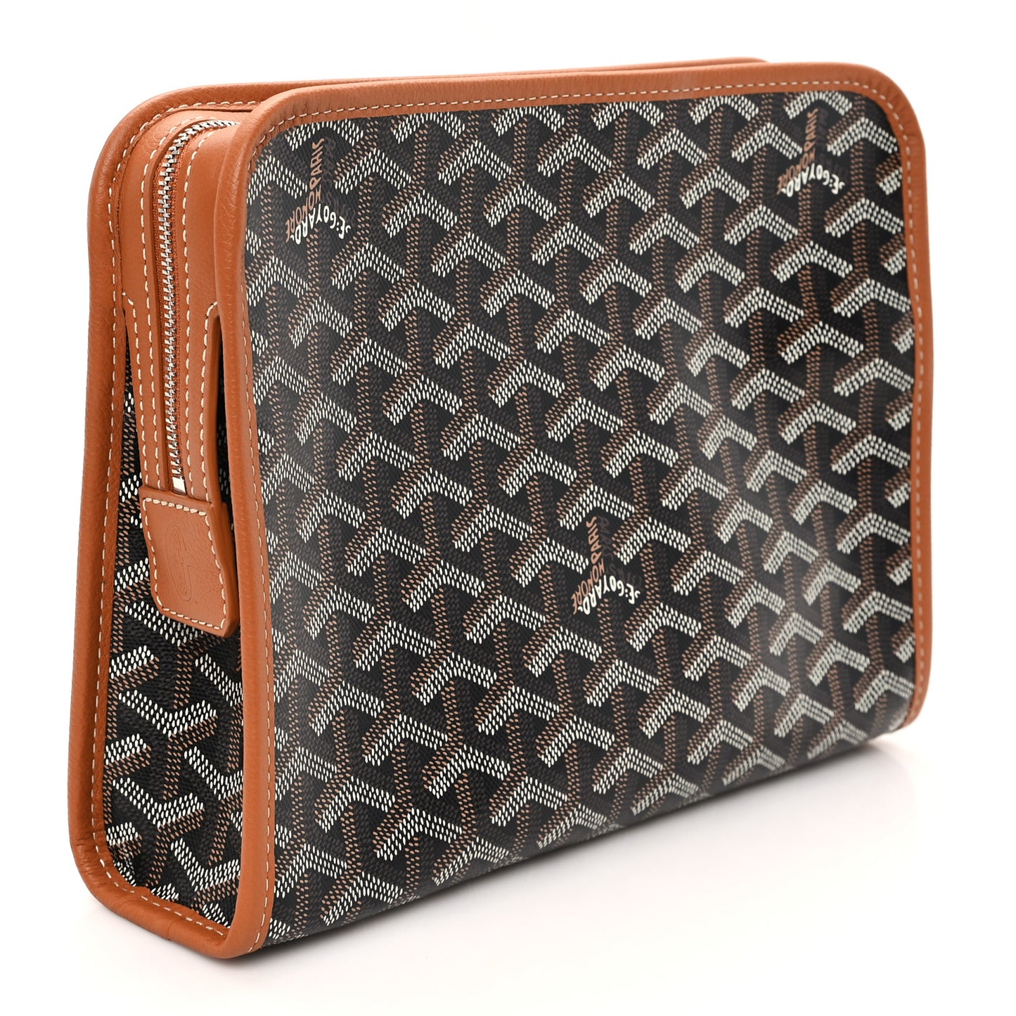 Goyardine Jouvence MM Toiletry Pouch Black Gold