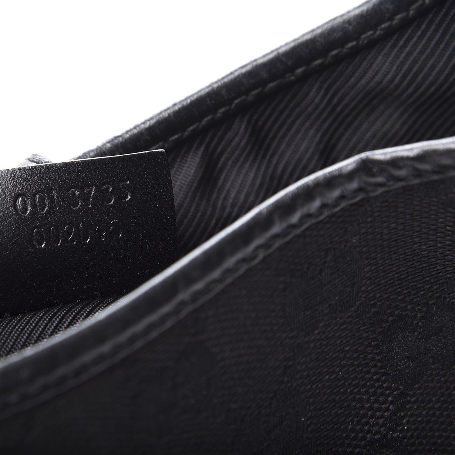 Gucci Monogram Small Jackie O Hobo Black 6 of 9