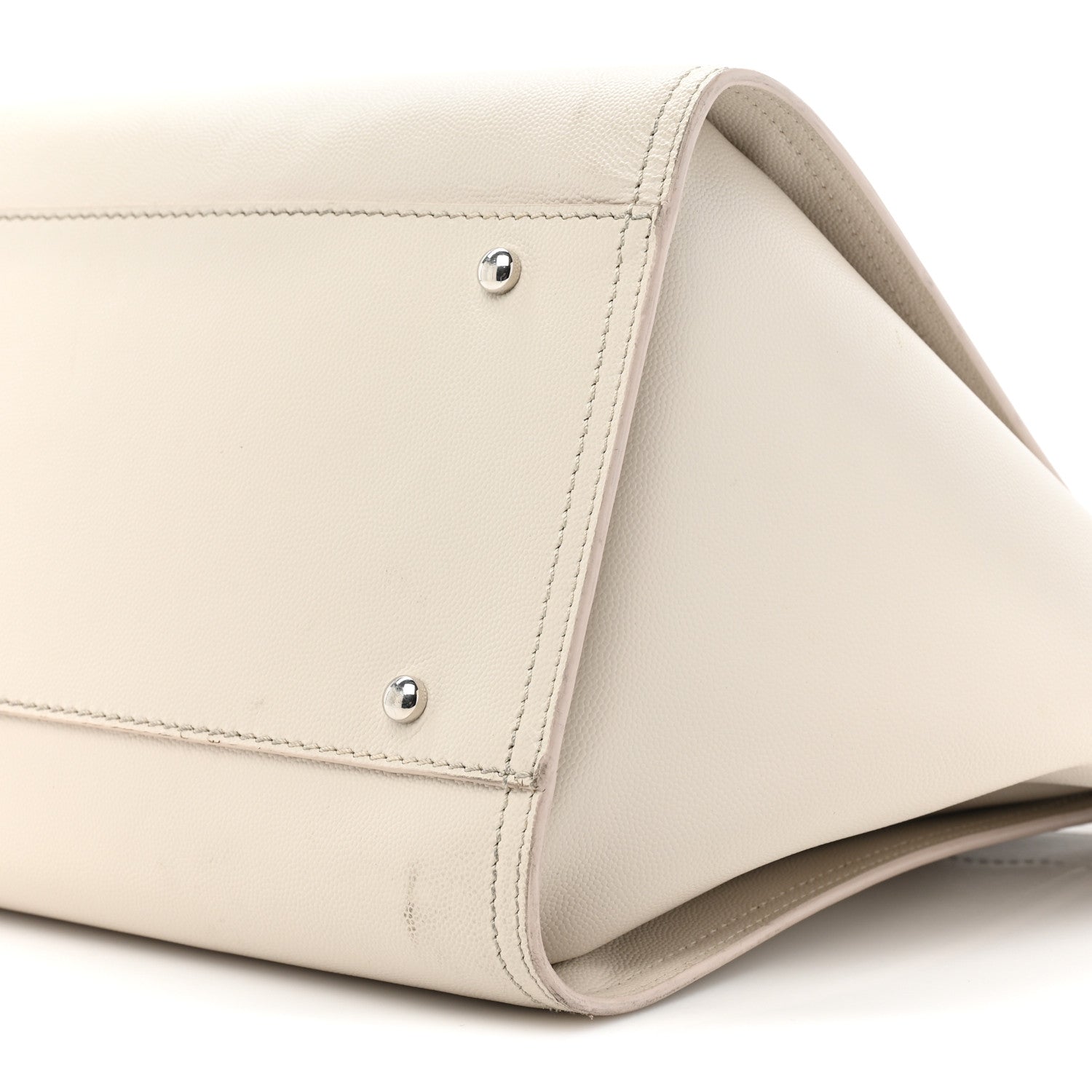 Chanel Caviar Medium Studded Deauville Tote White 8 of 15