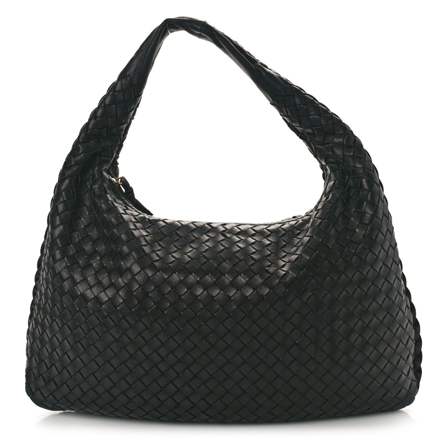 BOTTEGA VENETA Nappa Intrecciato Small Veneta Hobo Black
