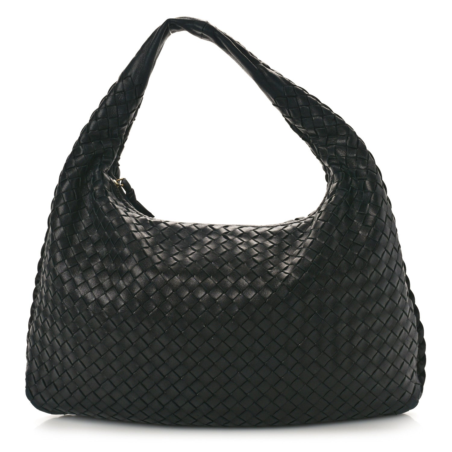 Bottega Veneta BOTTEGA VENETA Nappa Intrecciato Small Veneta Hobo Black 1 of 14