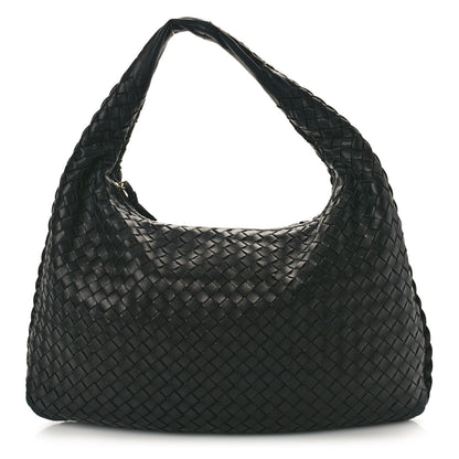 Bottega Veneta BOTTEGA VENETA Nappa Intrecciato Small Veneta Hobo Black 1 of 14