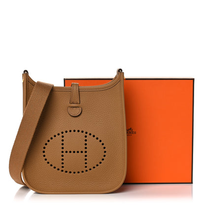 Hermes Taurillon Clemence Evelyne TPM Biscuit 11 of 11
