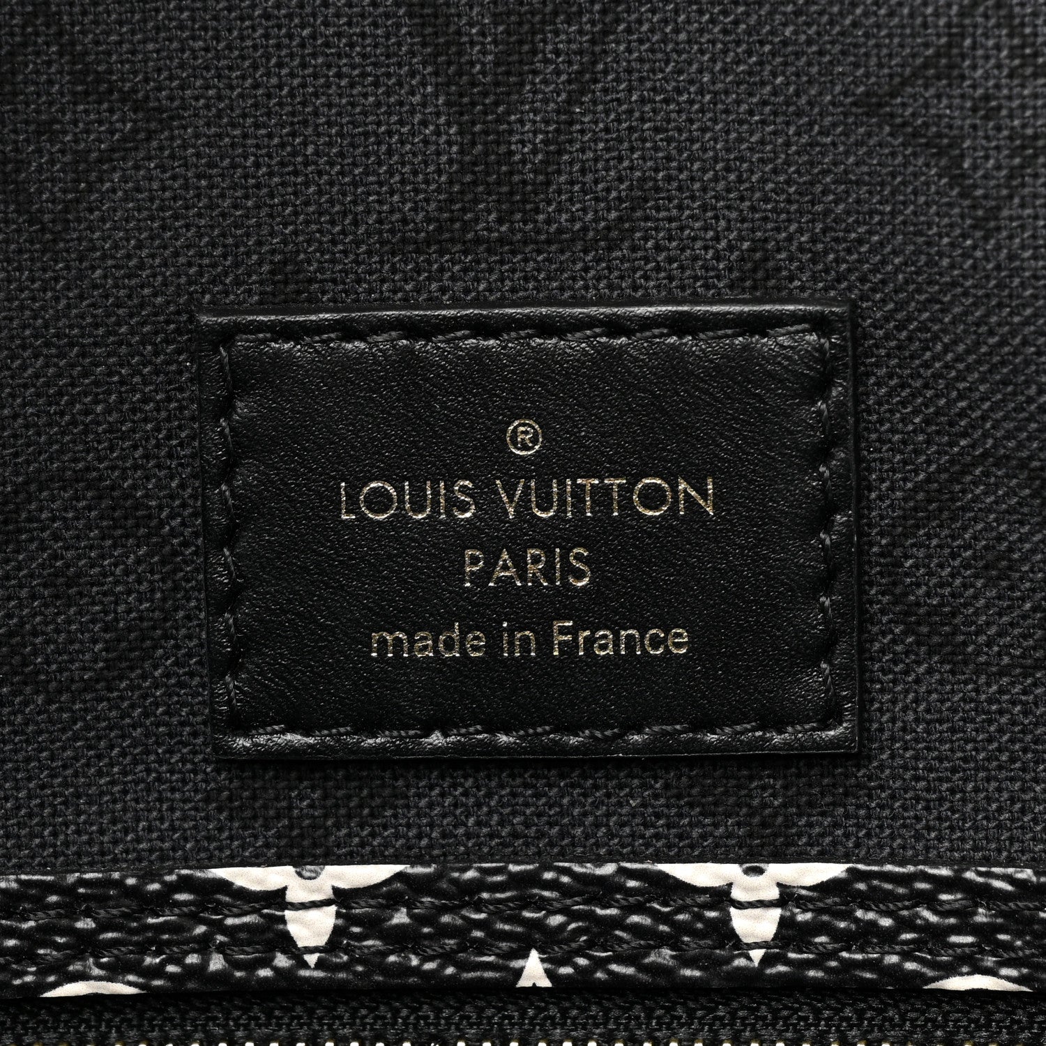 Louis Vuitton Monogram Giant Crafty Neverfull MM Creme Rouge Black 8 of 12