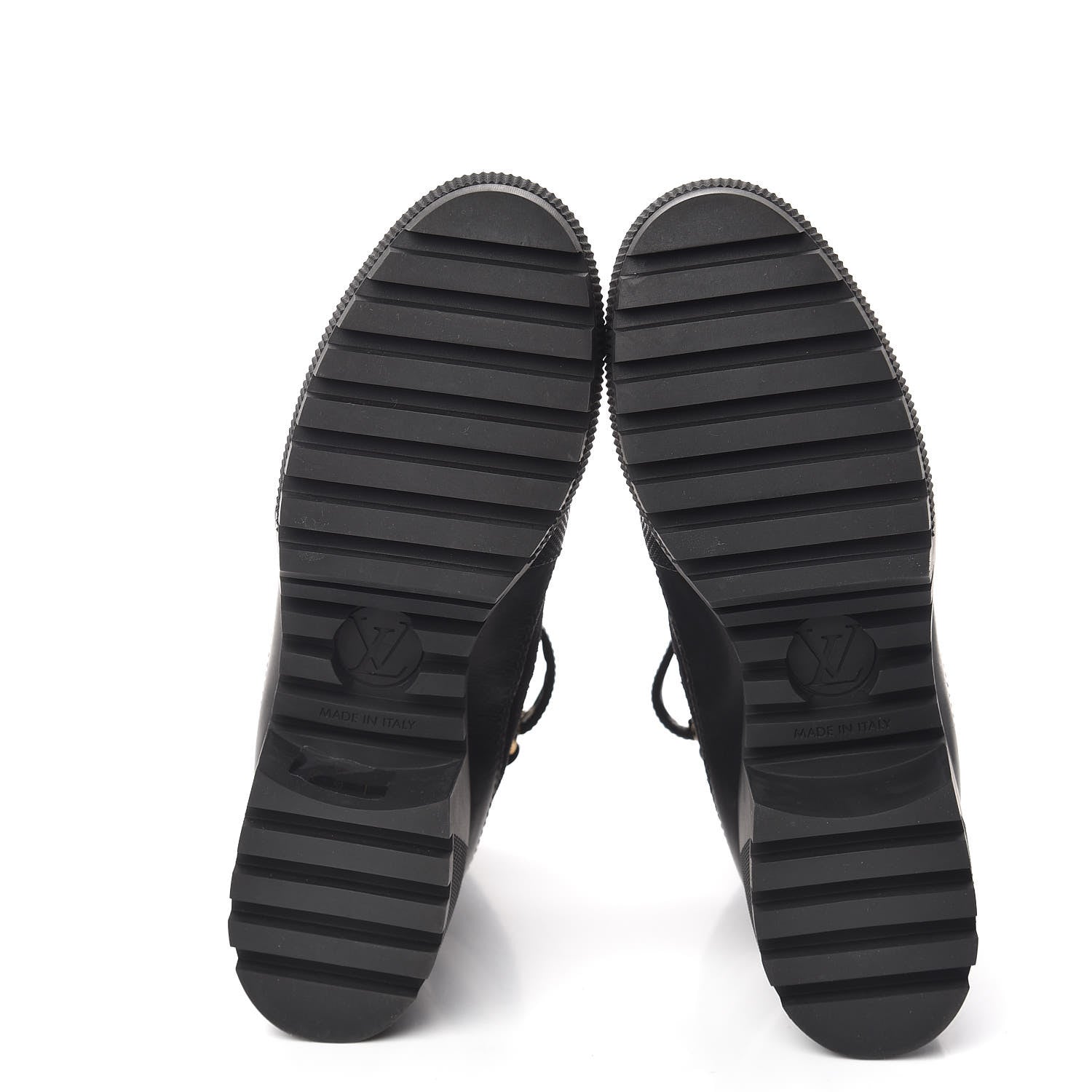 Louis Vuitton Suede Calfskin Laureate Platform Desert Boots 37.5 Black 5 of 8