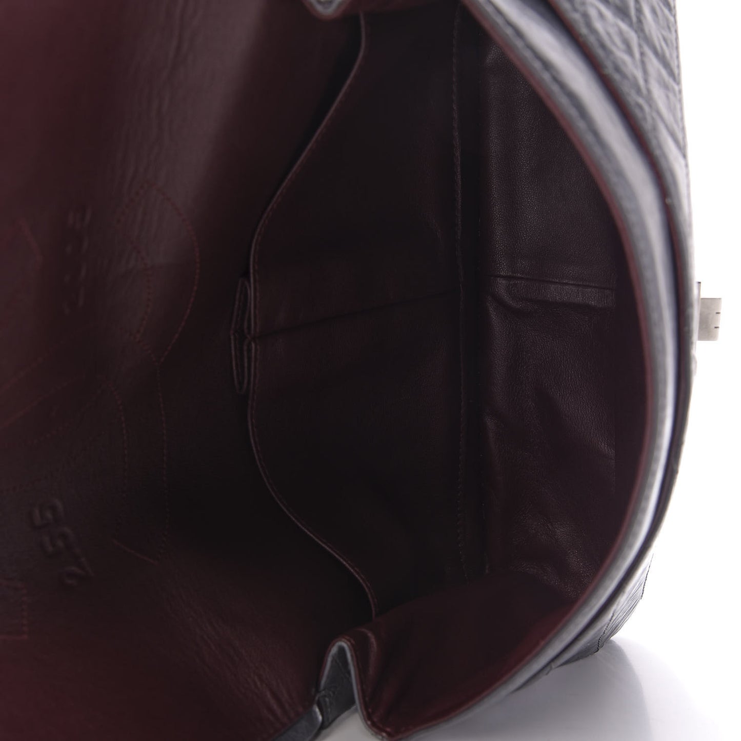 Aged Calfskin Quilted 50th Anniversary 2.55 Reissue 227 Flap Grey