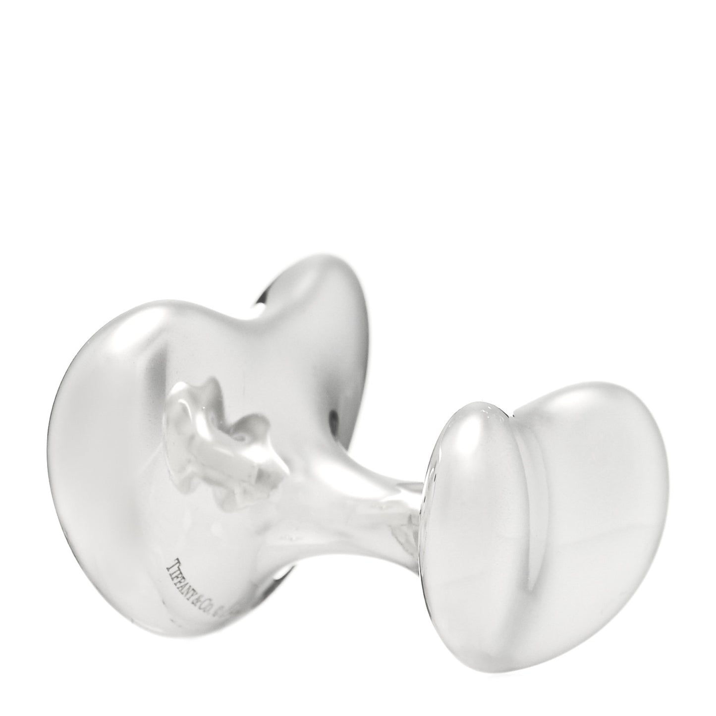 Sterling Silver 18mm Elsa Peretti Bean Cufflinks