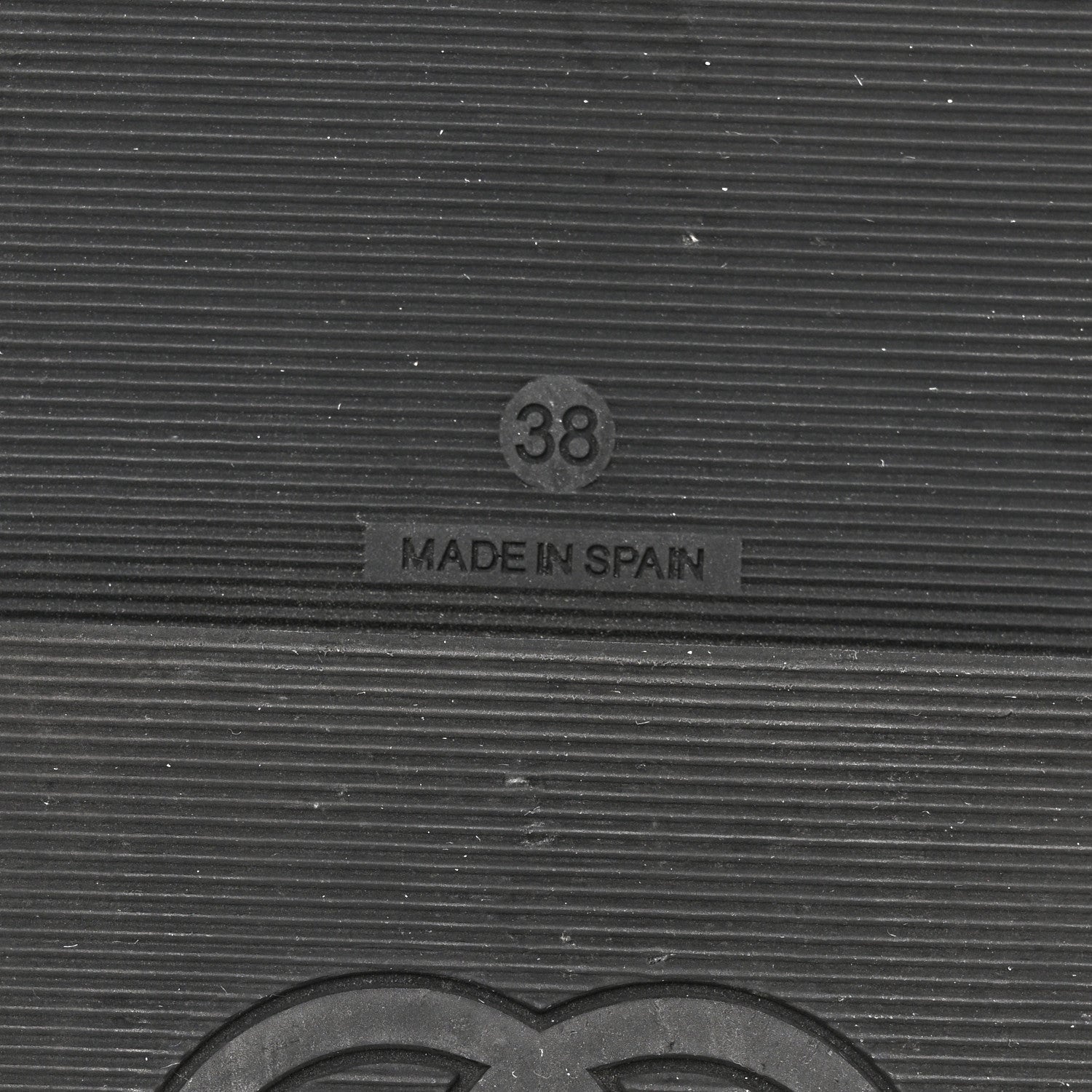 Chanel Lambskin Espadrille Mule Sandals 38 Black 8 of 10