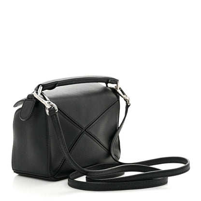 Loewe Calfskin Mini Puzzle Bag Black 3 of 9