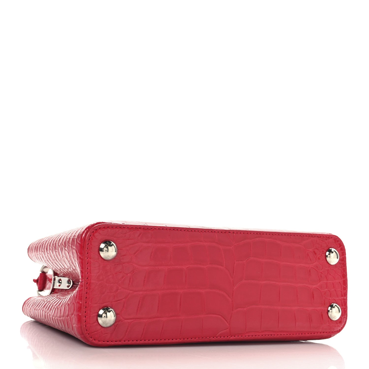 Louis Vuitton Alligator Capucines BB Fuchsia 4 of 9