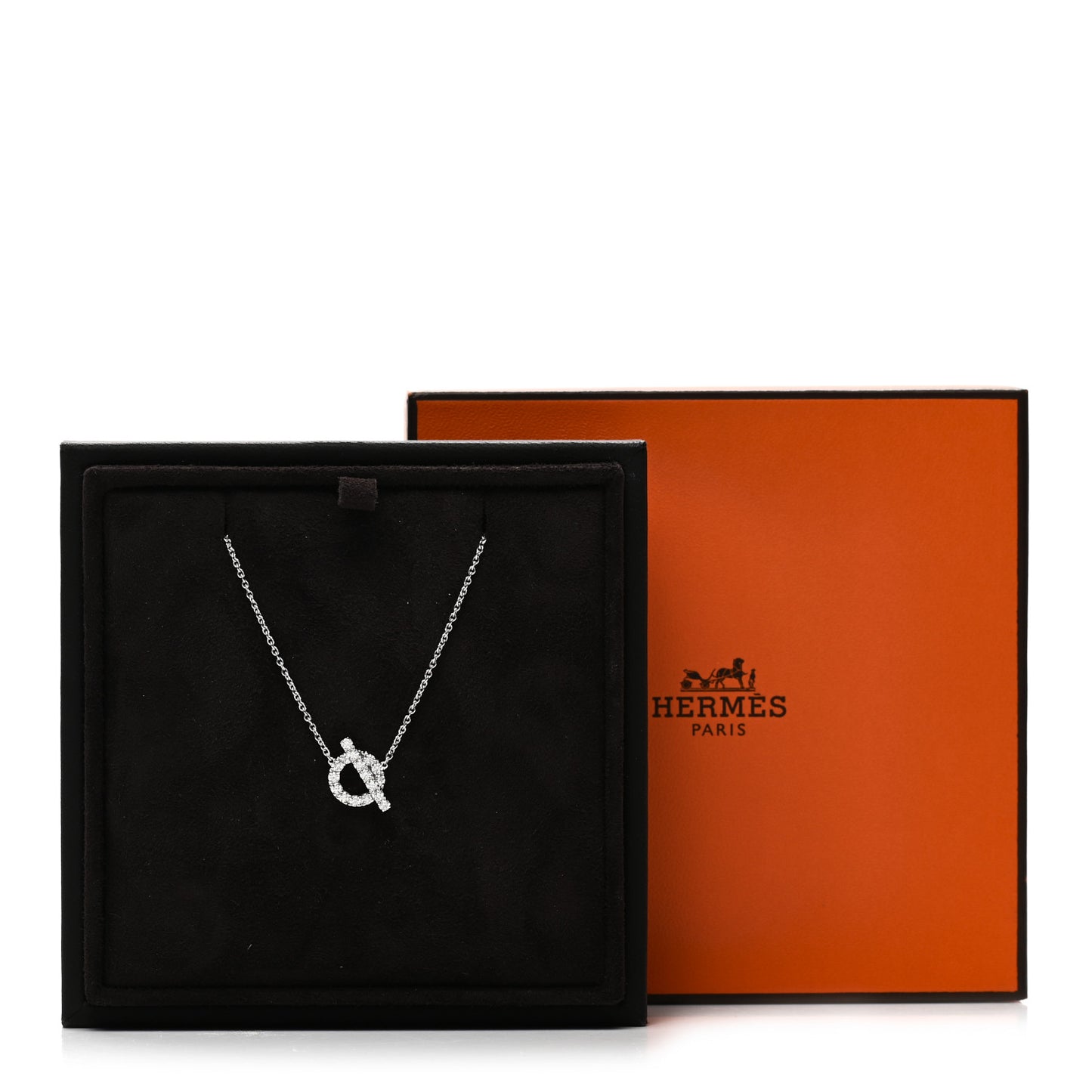 18K White Gold Diamond Finesse Pendant Necklace