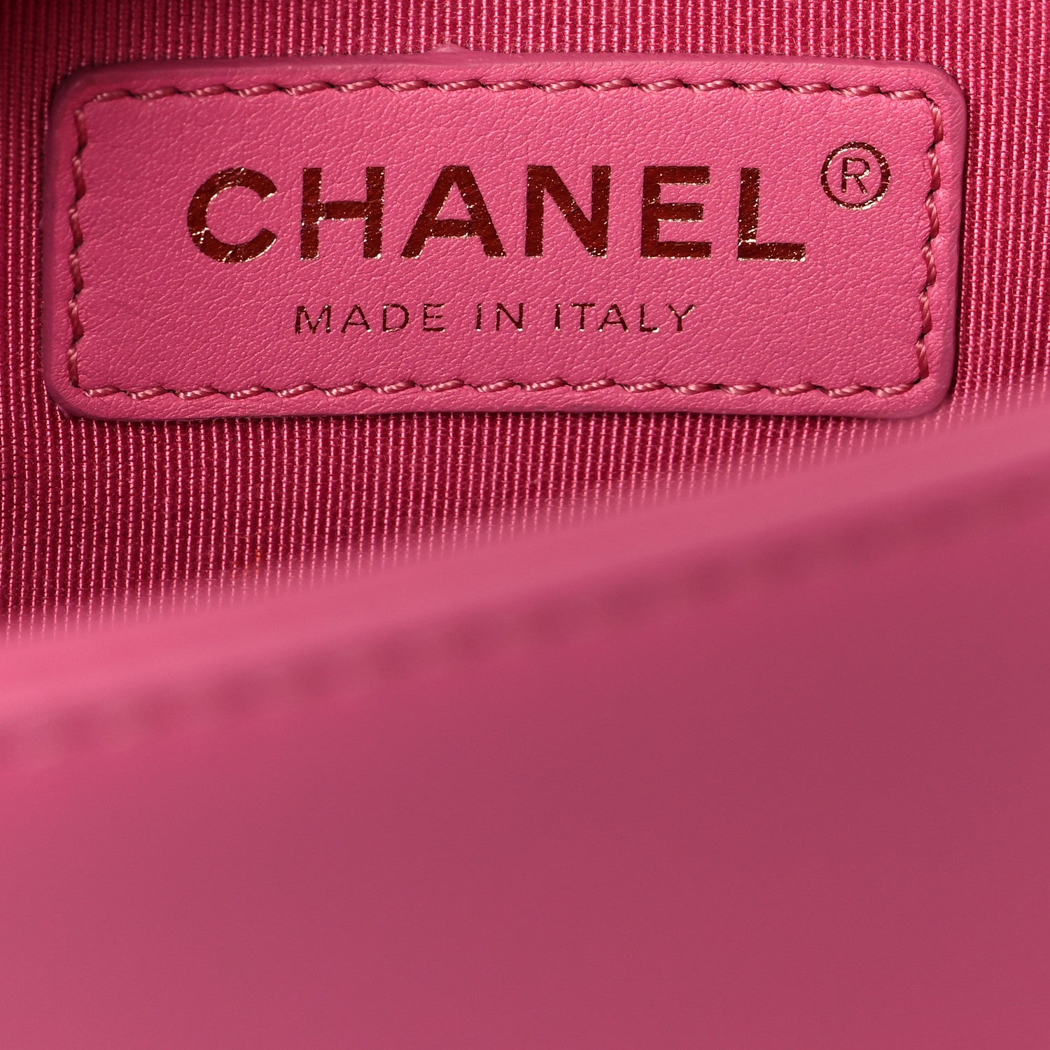 Chanel Lambskin Quilted Small Boy Flap Dark Pink 7 of 12