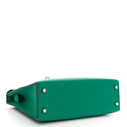 Hermes Epsom Mini Kelly Sellier 20 Vert Jade 4 of 11