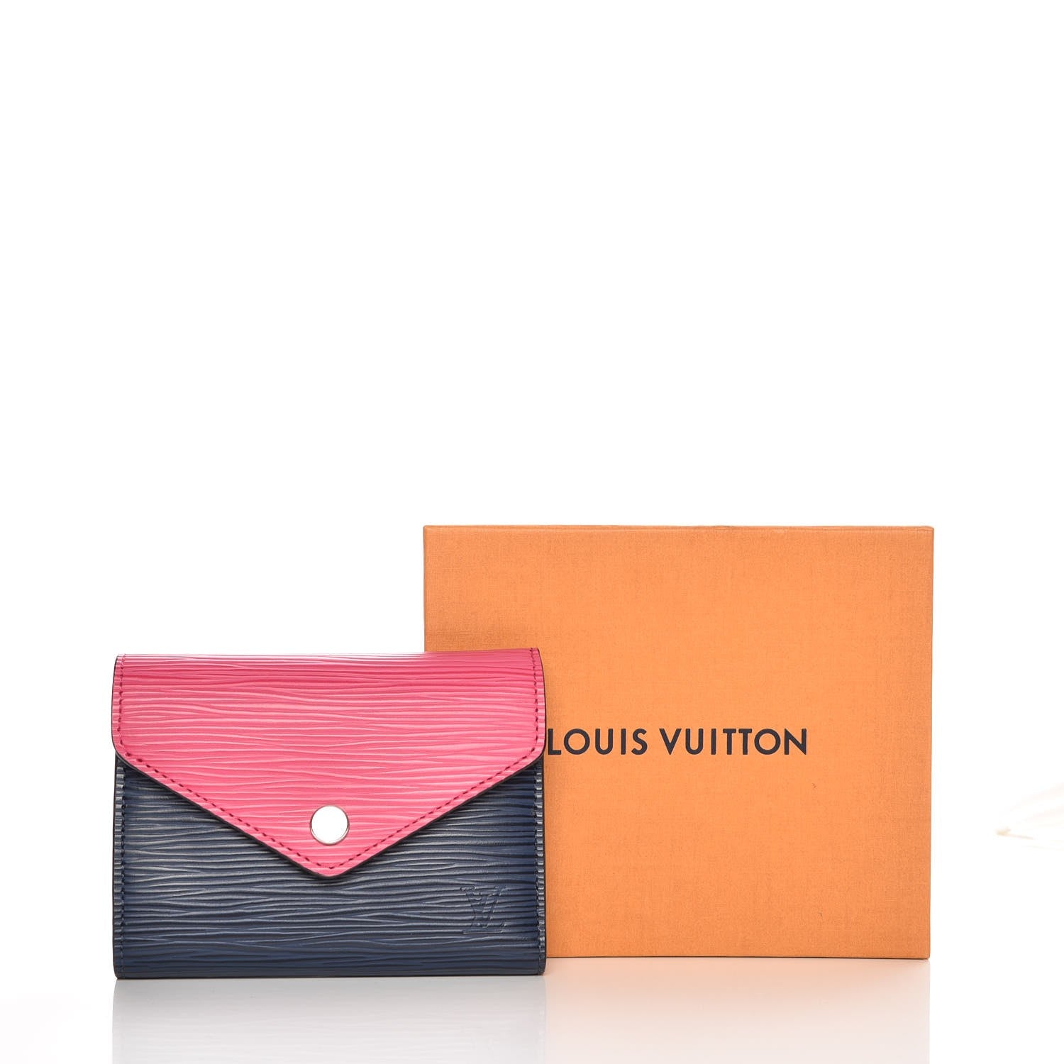 Louis Vuitton Epi Victorine Wallet Indigo Hot Pink 8 of 8