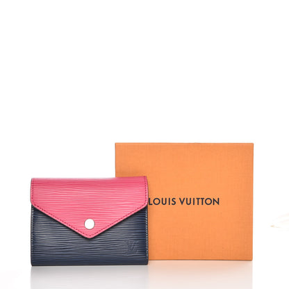 Louis Vuitton Epi Victorine Wallet Indigo Hot Pink 8 of 8