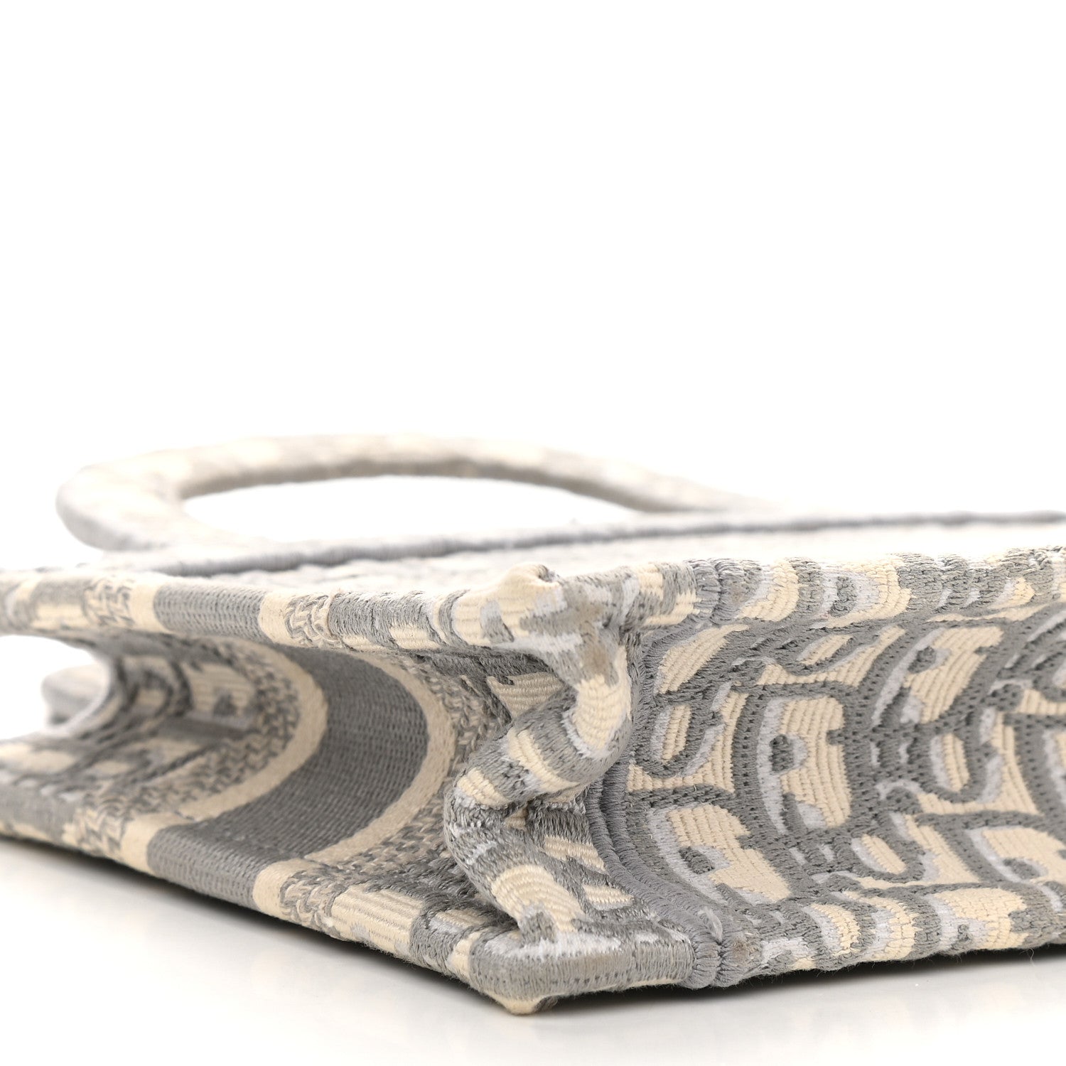 Christian Dior Oblique Mini Book Tote Grey Multicolor 8 of 9