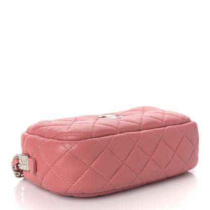 Chanel Lambskin Quilted Small Timeless Camera Case Pink 2 of 8