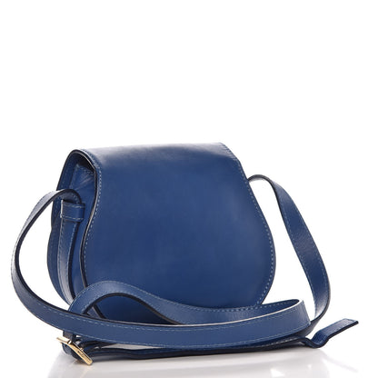 Chloe Calfskin Mini Marcie Metal Bar Trim Crossbody Bag Sea Water 3 of 8