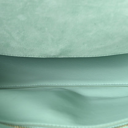 Chanel Suede Calfskin Small Souplissimo Maxi Flap Green 5 of 11