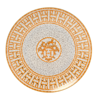 Hermes Porcelain Mosaique au 24 Dessert Plate Set of 2 2 of 9