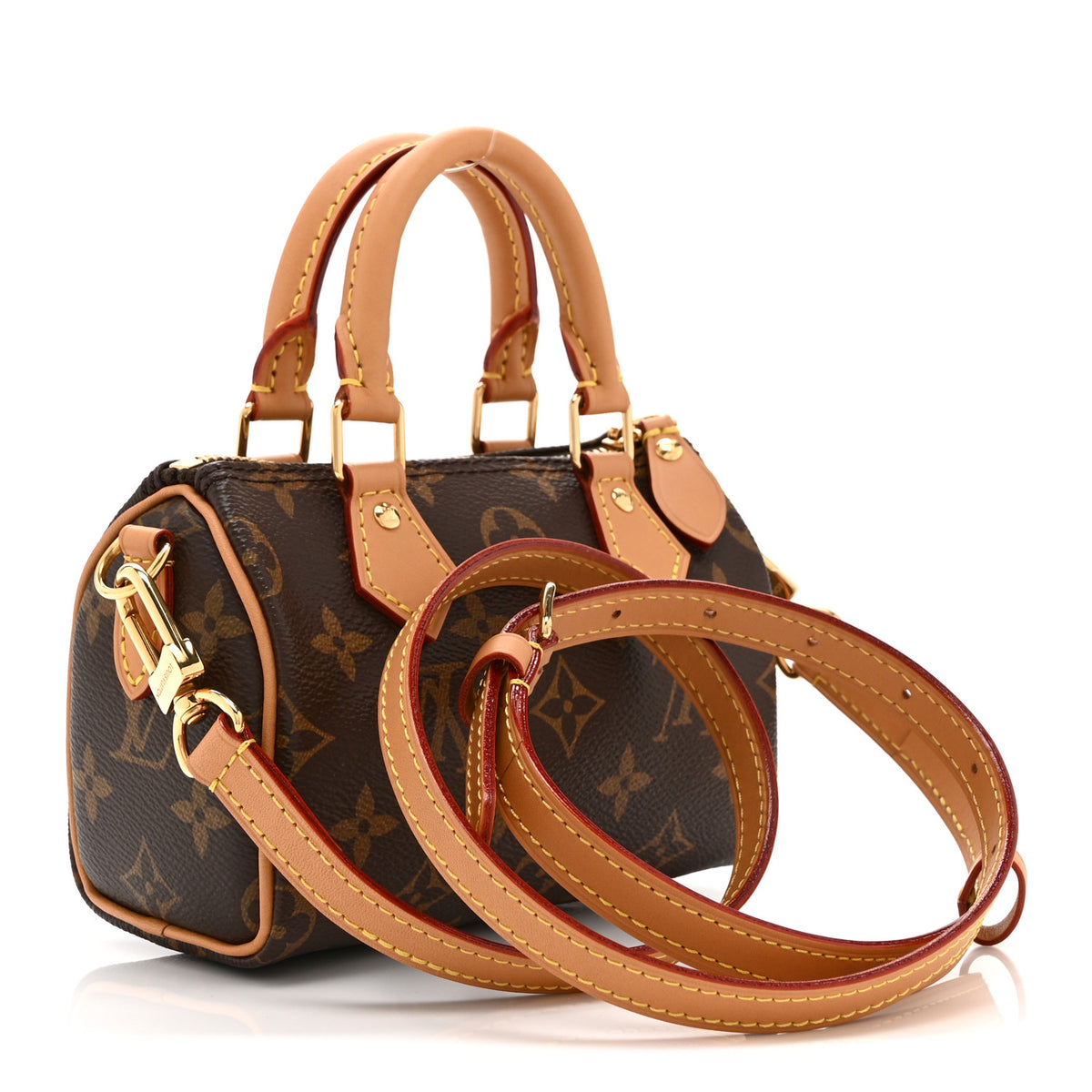Louis Vuitton Monogram Nano Speedy Bandouliere 3 of 11