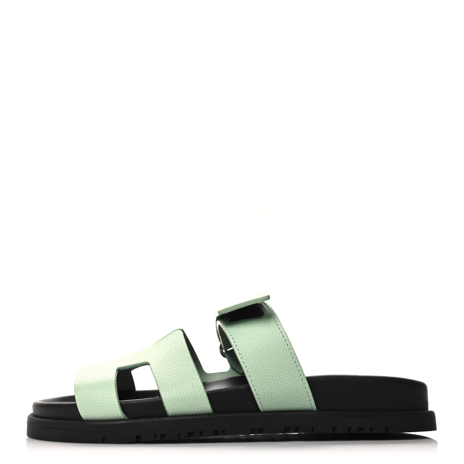 Hermes Epsom Womens Chypre Sandals 36 Vert Jade 1 of 9