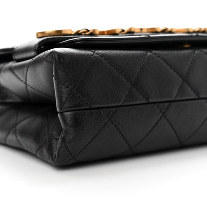 Chanel Calfskin Quilted Small Enchained Flap Black 9 of 12